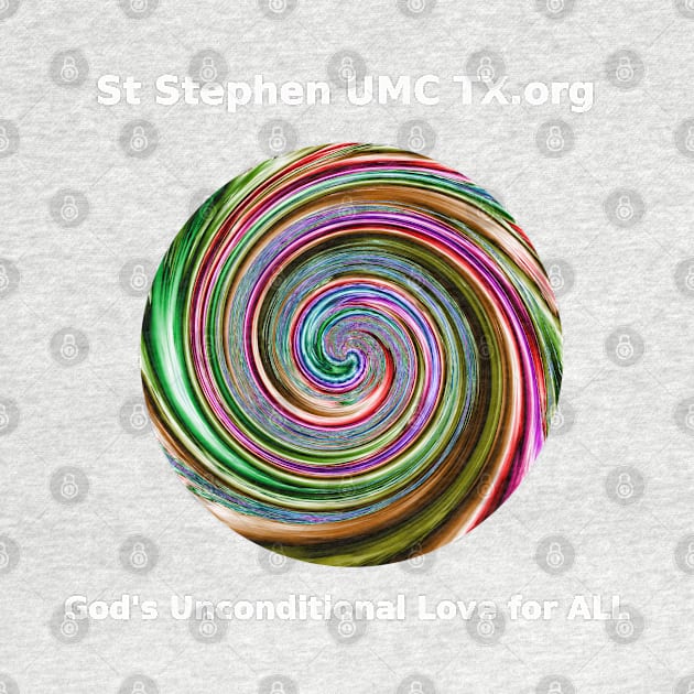 St. Stephen Rainbow Swirl 01 by Culturesmith